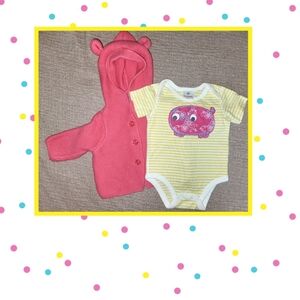 Bundle jacket and onsie